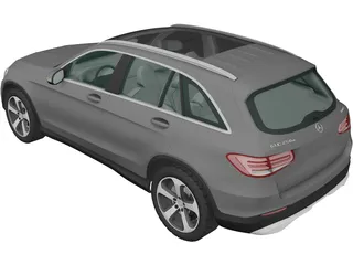 Mercedes-Benz GLC 250d (2016) 3D Model preview