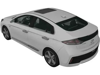 Hyundai Ioniq Hybrid (2019) 3D Model preview