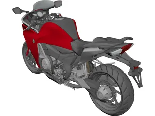 Honda VFR1200F (2015) 3D Model preview