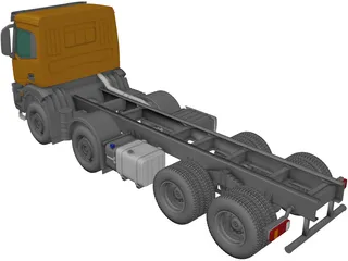 Iveco X-Way Chassis Truck (2020) 3D Model preview