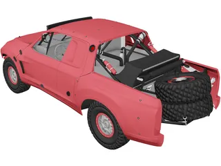 Honda Ridgeline Baja Race Truck (2016) 3D Model preview