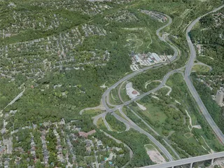 Toronto City, North, Canada (2020) 3D Model preview