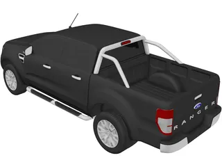 Ford Ranger (2012) 3D Model preview