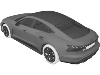 Audi RS e-tron GT 3D Model preview