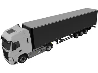 Iveco S-Way (2020) 3D Model preview