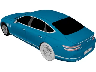 Hyundai Genesis G80 Electrified (2020) 3D Model preview