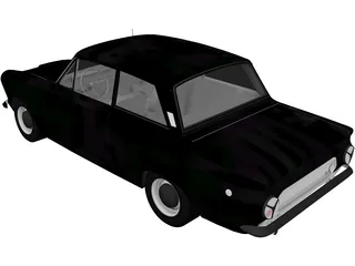 Lotus Cortina 3D Model preview