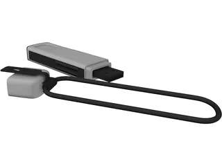 USB Pen 3D Model preview