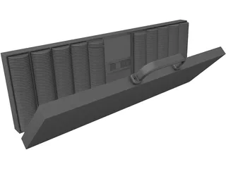 Poker Case 3D Model preview