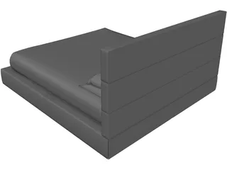 Bed 3D Model preview