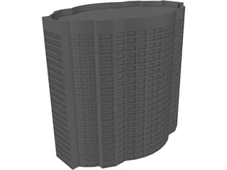 Berlin City House 3D Model preview