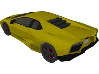 Lamborghini Reventon (2008) 3D Model preview
