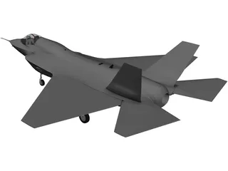 Lockheed Martin JSF F-35 3D Model preview