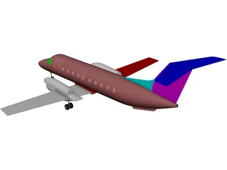 Embraer EMB 120 Brasilia 3D Model preview