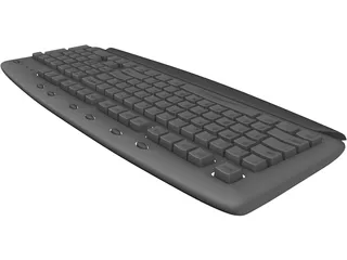 Computer Keyboard 3D Model preview