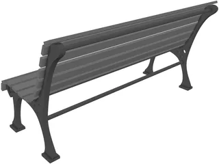 Bench 3D Model preview