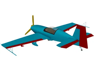 Extra 300L 3D Model preview