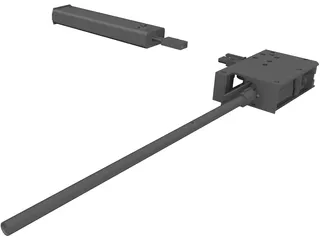 D-91 Sport Airsoft Gun Shooting Mechanisms 3D Model preview