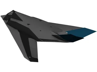 F-117 3D Model preview