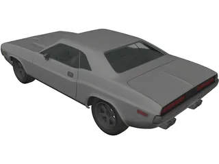 Dodge Challenger 3D Model preview