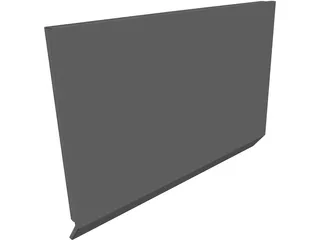 Samsung LCD TV 3D Model preview