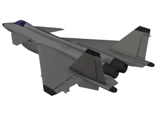 MiG-1.44 (MiG-39) 3D Model preview