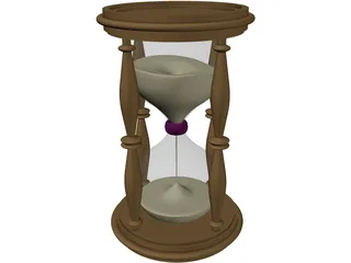 Hourglasess 3D Model preview