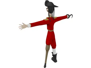 Pirate 3D Model preview