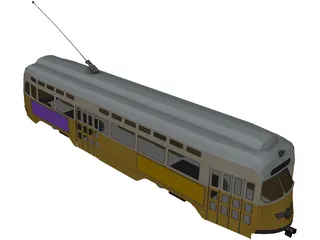 Train Car 3D Model preview