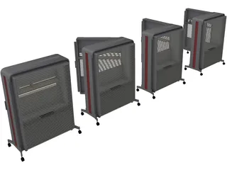 Mobile Stand 3D Model preview