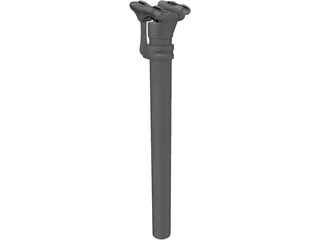 Bicycle Seatpost 3D Model preview