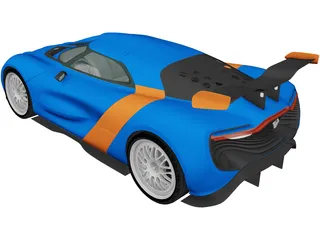 Renault Alpine A110-50 (2012) 3D Model preview