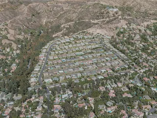 Hollywood Hills, USA (2021) 3D Model preview