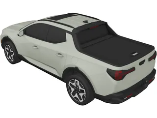 Hyundai Santa Cruz (2022) 3D Model preview