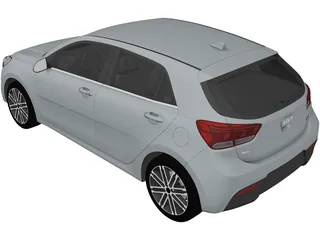 Kia Rio Hatchback (2021) 3D Model preview