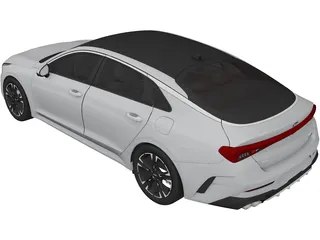 Kia K5 GT-Line CN (2021) 3D Model preview