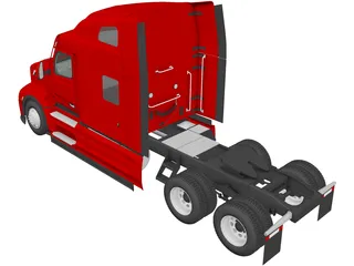 Peterbilt 579 SleeperCab (2021) 3D Model preview