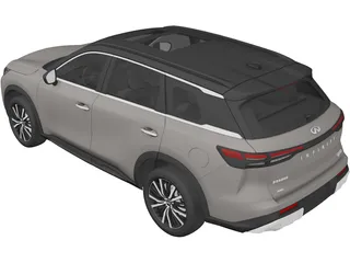 Infiniti QX60 (2022) 3D Model preview