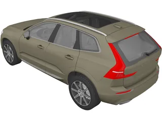 Volvo XC60 (2018) 3D Model preview