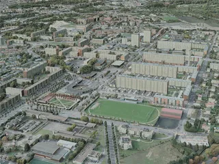Amiens City, France (2021) 3D Model preview