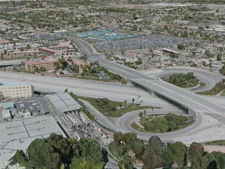 Anaheim City, USA (2021) 3D Model preview
