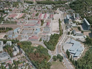 Besancon City, France (2021) 3D Model preview