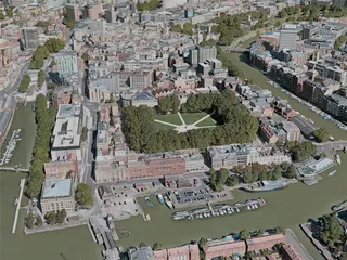 Bristol City, UK (2021) 3D Model preview