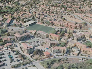 Calvi City, France (2021) 3D Model preview