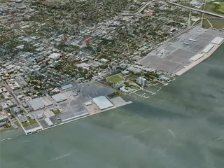 Charleston City, SC, USA (2021) 3D Model preview