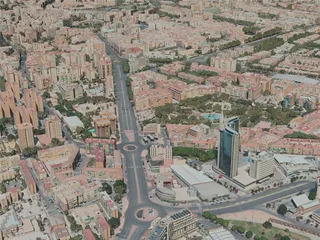 Murcia City, Spain (2021) 3D Model preview