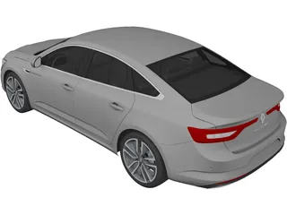 Renault Talisman (2016) 3D Model preview