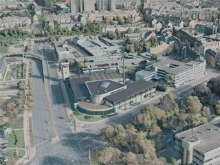 Dusseldorf City, Germany (2021) 3D Model preview