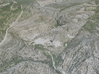 Gorges Du Verdon Canyon, France (2021) 3D Model preview