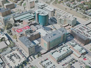 Grand Rapids City, USA (2021) 3D Model preview